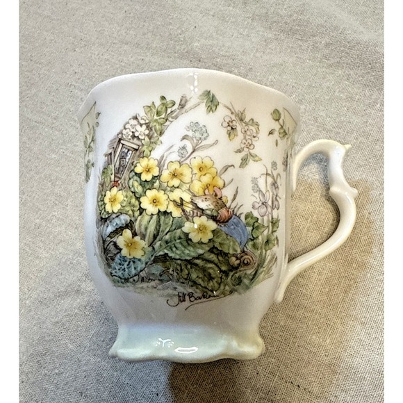 Royal Doulton Brambly Hedge SPRING BEAKER Tea Cup England JILL BARKLEM 1983 - Picture 1 of 8